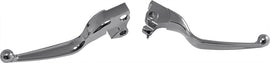 Chrome Sportster clutch and brake levers from HardDrive for XL models 2014-2024, shown on a motorcycle.