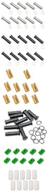 HardDrive clutch pivot pin and clip for 1999-2017 Big Twin motorcycles, black metal with hardware components visible.