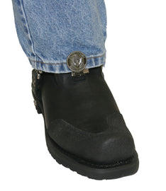 Ryder Clips for stirrup and strap boots, U.S. Armed Forces accessories, durable metal clips in black with brand logo details.