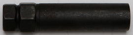 ITP replacement lug nut key tool for ATV and UTV wheels, shown in black with a textured grip and compact design.