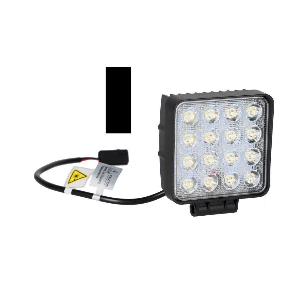 Acerbis VSL Beta Red headlight body part with mounting brackets for motorcycle or dirt bike.