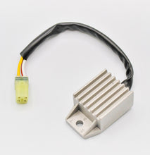 Load image into Gallery viewer, Ricks Motorsport Electric regulator and rectifier for motorcycle electrical system, showing metal and plastic components.