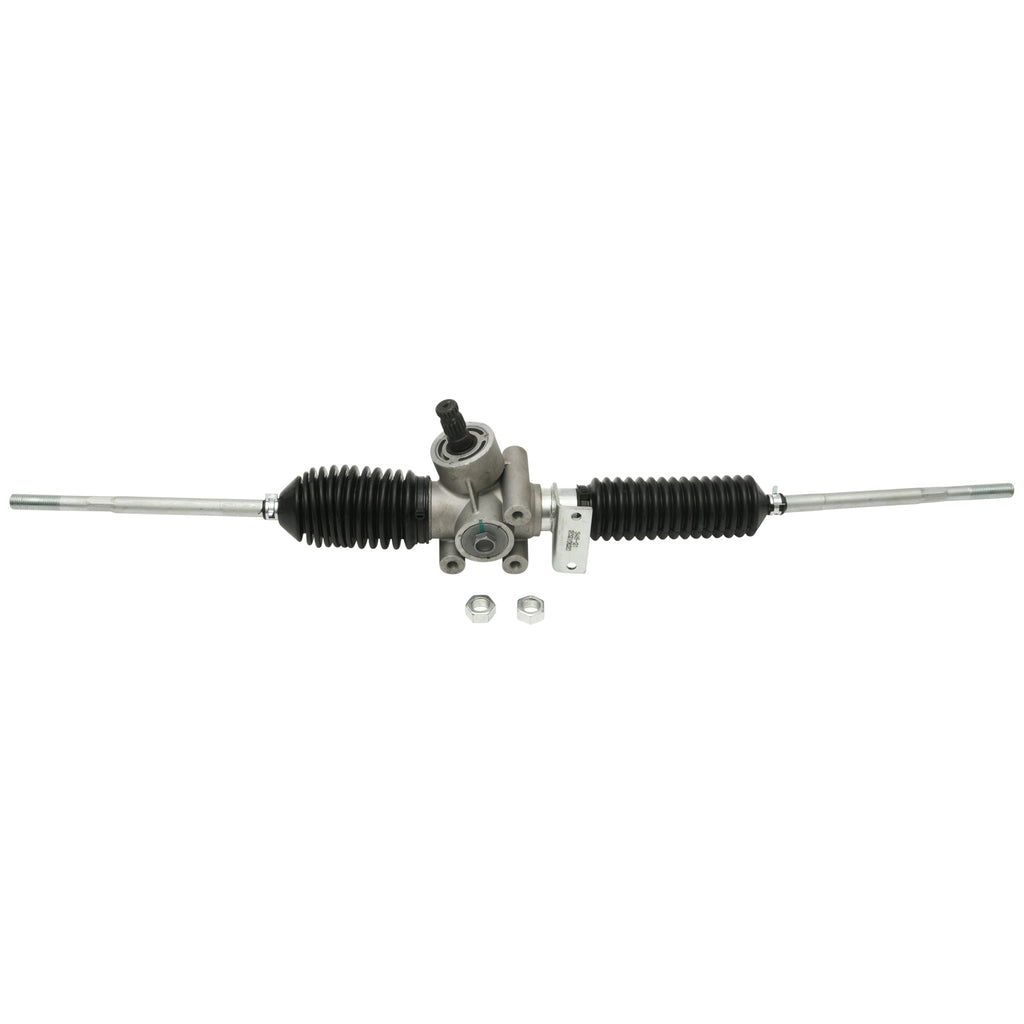 All Balls steering rack assembly Pol 251-4014 showing the metallic rack and pinion components in a close-up view