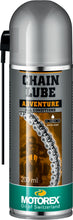 Load image into Gallery viewer, Motorex Chain Lube Adventure 200ml bottle, lubricating chain for off-road motorcycles or bicycles, with product label visible.