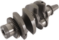 Hot Rods engine crankshaft polished part, showing detailed metal surface and precision machining for automotive performance.