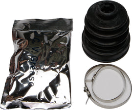 All Balls CV boot kit for drive shaft, showing the rubber CV boot and related components for vehicle axle repair.