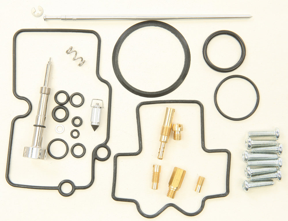 All Balls bike carburetor rebuild kit 226-1475 for intake and fuel system with gaskets and components, suitable for motorcycle engines.