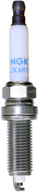 NGK Spark Plug #6799/04 2-LZKAR7A with metal terminal and ceramic insulator, designed for automotive ignition systems