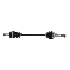 All Balls Drive Axle 536-0106 showing a close-up of the black metal drive axle with branding markings