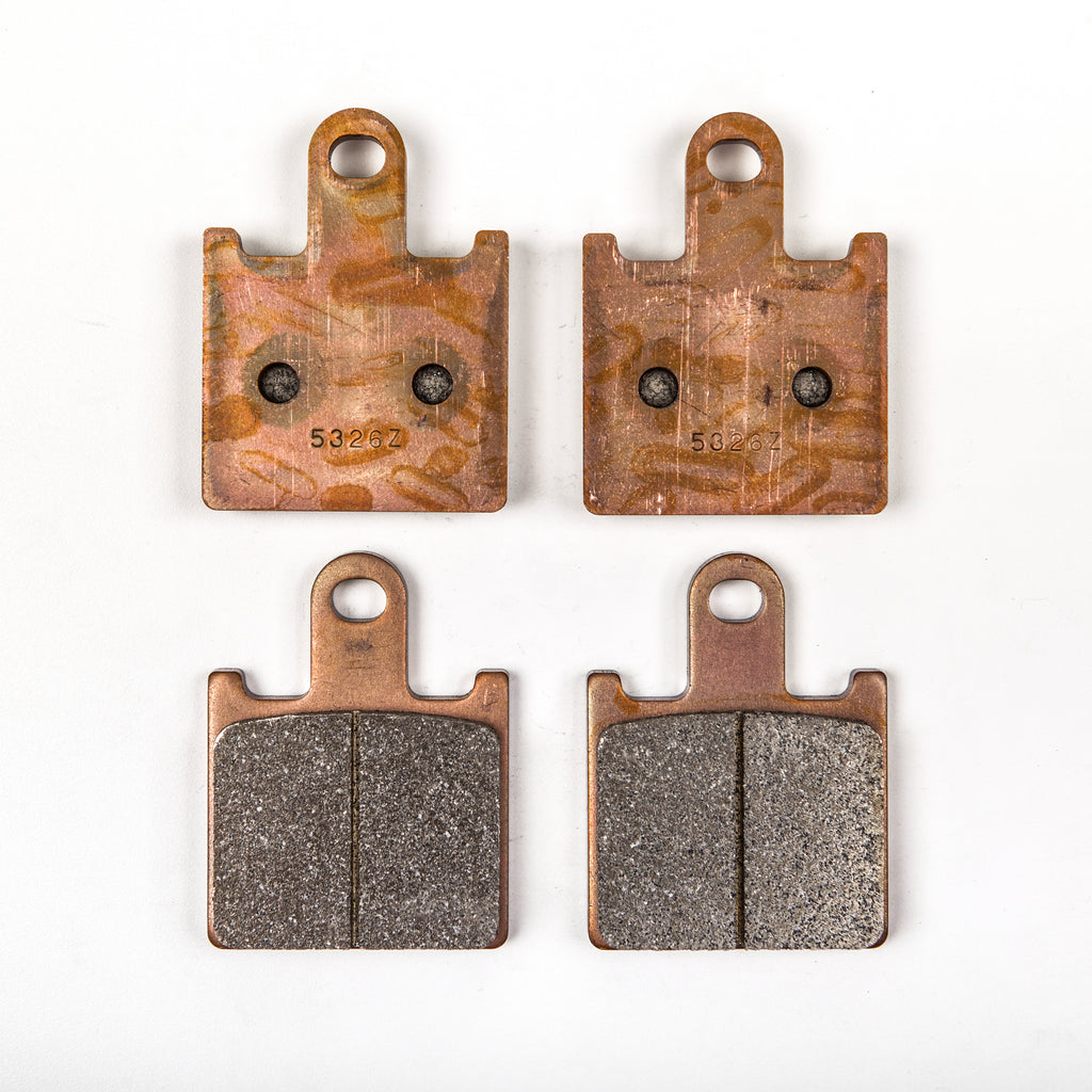 Braking Super Sintered P1r brake pad set for vehicle brakes, branded Braking, showing multiple brake pads with detailed friction surfaces.