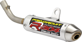 Pro Circuit 304R exhaust silencer for KTM, Gas Gas, and Husqvarna motorcycles, featuring a sleek metal design and branding.
