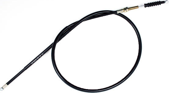 Motion Pro Black Vinyl Clutch Cable 70-5239, a durable control line for motorcycle clutch systems, shown with cable and fittings.