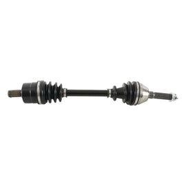 All Balls drive axle 536-0051 showing a metal shaft with rubber seals, designed for vehicle drivetrain replacement.