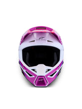 Load image into Gallery viewer, S M3 Falcon Helmet Ece06/Dot Prpl/Wht/Blk/Pink Fl Gl Md