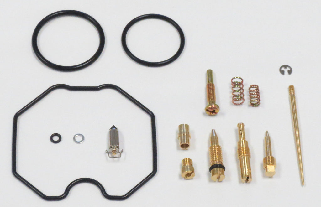 Shindy Carb Repair Kit for Polaris RZR170, includes intake and fuel system components, shown in the image.