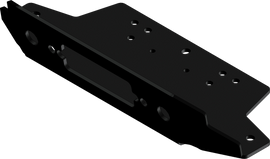 KFI Products Hd11 Defender Winch Upper Rel 10-23300 mount for off-road vehicle, showing sturdy metal construction and mounting points