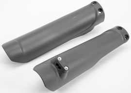 Polisport Plastics Nardo Grey fork guards for Husqvarna 64-839896, durable braces for motorcycle front forks.