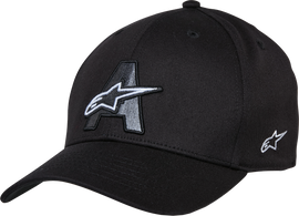 Alpine Star Elemental Hat in black, size Small/Medium, featuring a casual design and adjustable strap.