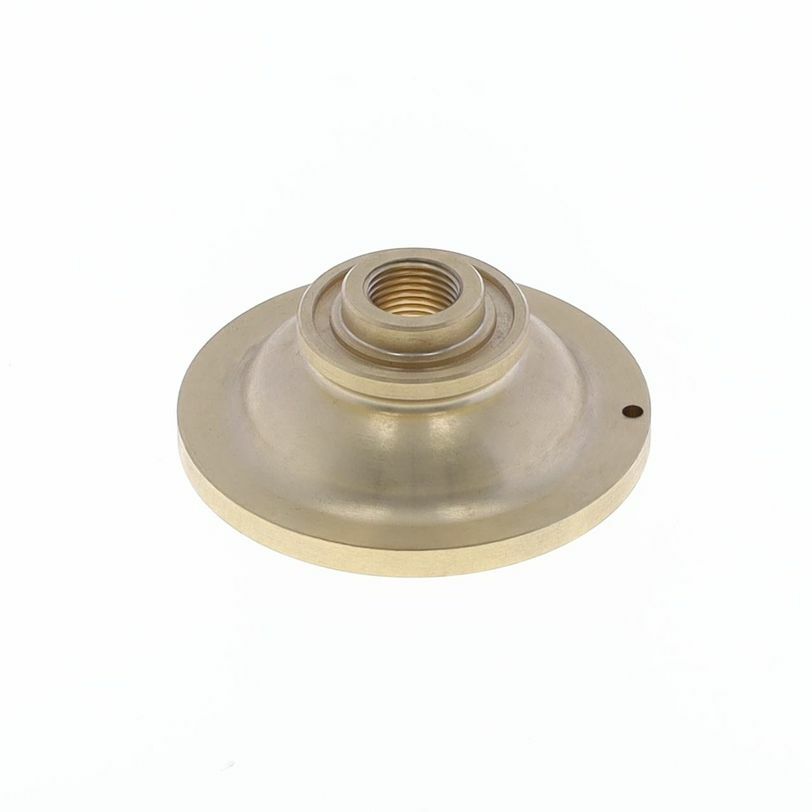 Athena 53mm Cylinder Head Dome for Yamaha 68-4968 piston kit, close-up view of the engine component with detailed metal surface.