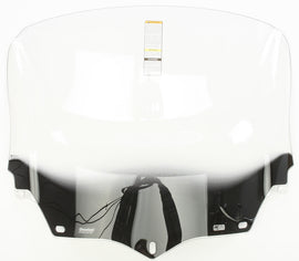 Clear National Cycle Vstream windshield for motorcycle, showcasing the large curved transparent screen against a neutral background.