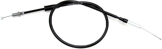 Motion Pro black vinyl throttle cable 70-5398 for motorcycle control lines, featuring durable construction and secure fittings.