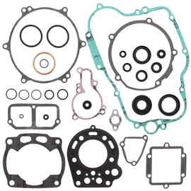 Vertex Complete Gasket Set with Oil Seals, including gaskets and seals, for engine repair and maintenance.
