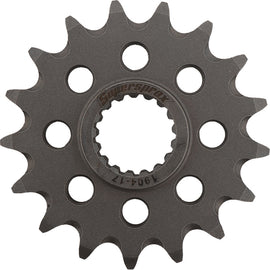 Supersprox steel front CS sprocket with 17-tooth for KTM 525 models, showing the sprocket's teeth and design details.