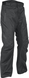 Black Fly Racing Butane Overpants size 32, durable motorcycle riding overpants with reinforced knees and adjustable straps.