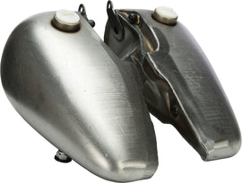 HardDrive Fatbob 5-gallon gas tank with cam-lock type fitting, designed for motorcycle body installation.