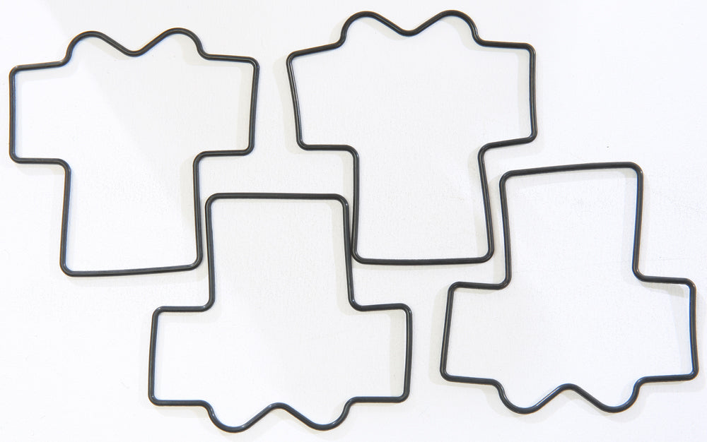 K&L Cap Gasket 4-pack for intake, carb, and fuel system applications, featuring durable rubber seals for reliable performance.