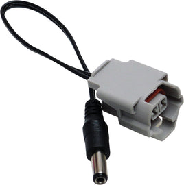 Motion Pro Nd Fuel Injector Cleaner Pigtail tool for fuel injector cleaning, featuring a black connector and wiring.