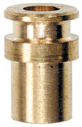 Mikuni Push-In Main Jet 150 for carburetor fuel system, showing the small metal jet with threaded end and branding markings