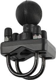 Ram base with two U-bolts for 3/4 to 1 1/4 inch diameter, compatible with Ram accessories, shown in the image.