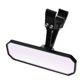 ModQuad off-road rear view mirror with 1.25-inch clamp, black finish, suitable for ATV or UTV vehicles.