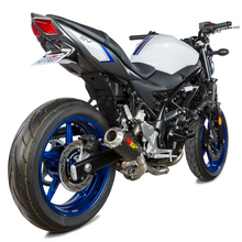 Load image into Gallery viewer, Hotbodies Racing Fender Eliminator in gloss black for Suzuki motorcycle, shown installed with sleek, streamlined design.