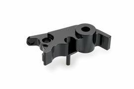 Black PUIG lever adaptor clutch for Ducati, showcasing the sleek metal lever with mounting hardware on a neutral background.