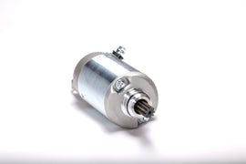 Ricks Motorsport Electric starter motor 27-61305, compact black starter with wiring harness for engine ignition system.