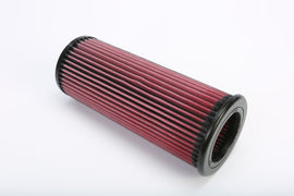 K&N Air Filter 709017 for vehicles, showing a close-up of the reusable, high-flow air filter with the K&N branding visible.