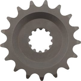 Supersprox steel 17-tooth front motorcycle sprocket for Kawasaki street bikes, model 104-51717, with a durable steel finish