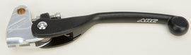 ARC Off Road Aluminum Clutch Lever 56-00113, lightweight and durable, shown installed on a motorcycle handlebar.