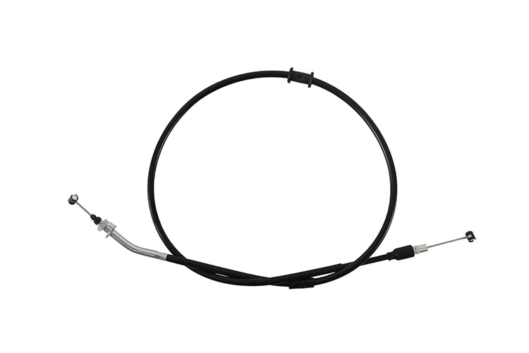 All Balls clutch cable 24-52144 with metal ends and braided outer layer, designed for motorcycle hydraulic clutch control lines.