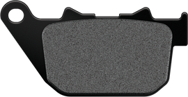 HardDrive sintered brake pads for motorcycle, OE replacement, shown in the image with detailed surface texture and metal backing.