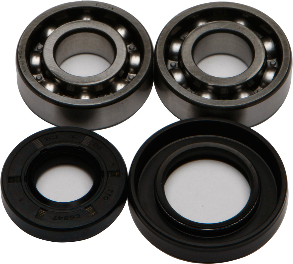All Balls engine crankshaft bearing and seal kit 22-41061 with bearings and seals arranged for engine repair or replacement.