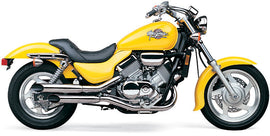 COBRA Blvd Slashcut chrome exhaust slip-on for Honda Magna Vt750 models 1994-2003, showcasing the sleek chrome finish and slashcut design.