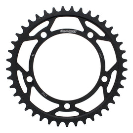 Steel Supersprox 41-tooth rear sprocket for Suzuki GSX-R750 motorcycle, black finish, durable and precision-engineered for performance.
