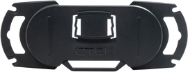 CTEK Power Inc Wall Mount Charger for batteries, model CS Free 65-40375, shown mounted on wall with charging cables visible.