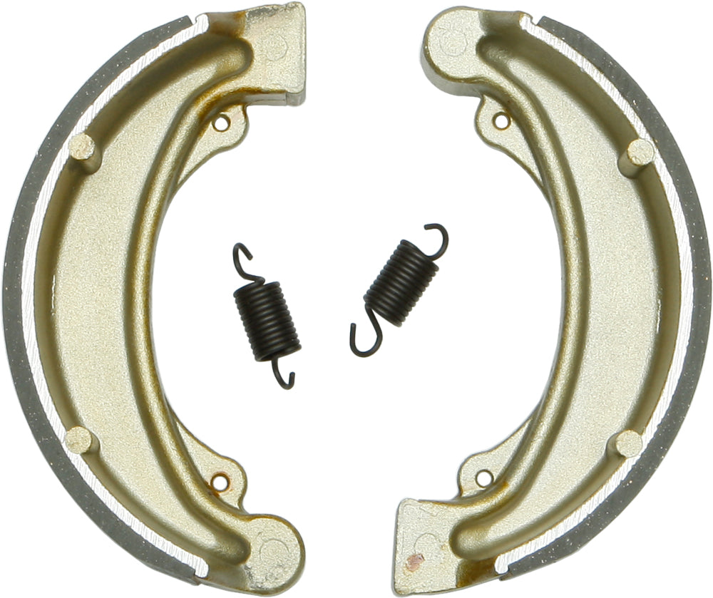 EBC Motorcycle Brakes Brake Shoes 313 Plain, showing the round, metal brake shoes with a smooth surface for motorcycle braking.