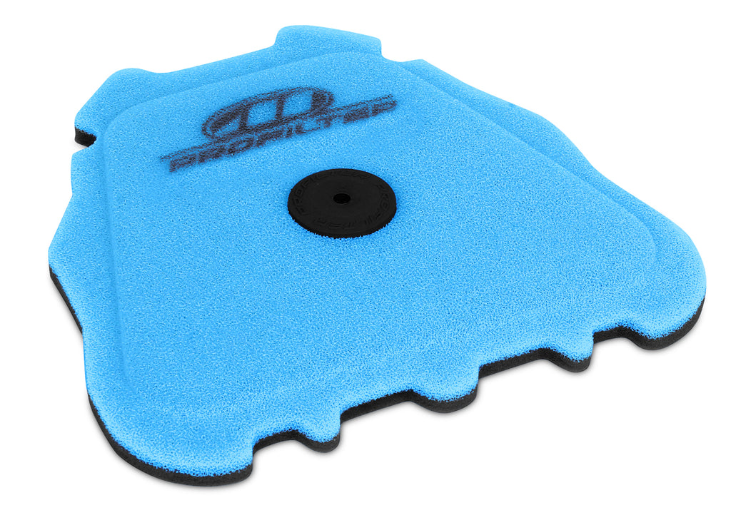 Pro Filter ready-to-use pre-oiled air filter with a clean, pleated design for optimal airflow and filtration.