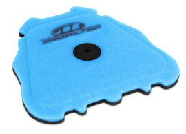 Pro Filter ready-to-use pre-oiled air filter with a clean, pleated design for optimal airflow and filtration.
