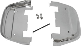 HardDrive Chrome Passenger Footboard Cover for Fboard, model 820-51108, featuring a sleek chrome finish and durable construction.